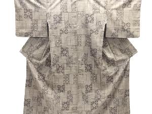 大特価品　華紋織り出し本場泥大島紬着物(5マルキ)